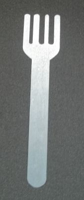 Metal klistermærke FORK